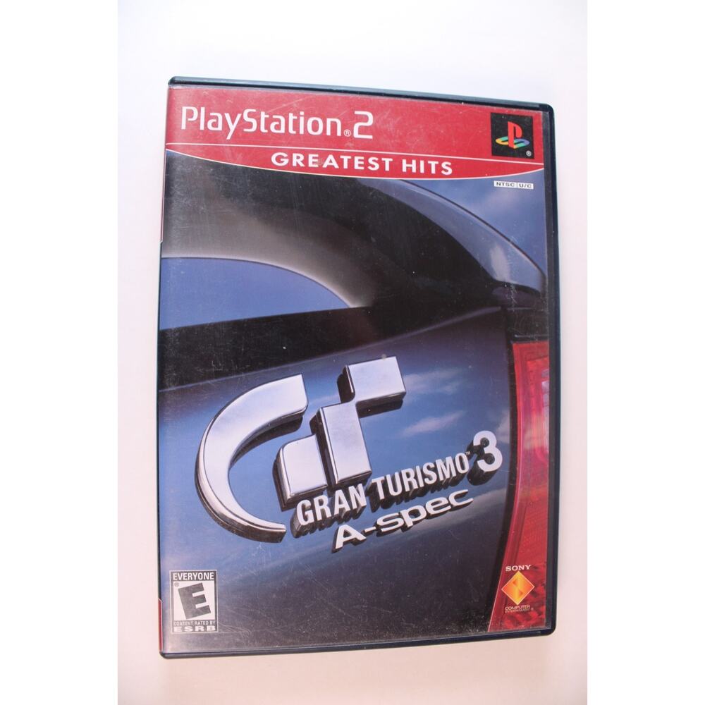 Gran Turismo 3 A-spec (Sony PlayStation 2 PS2) Complete CIB Greatest Hits Tested